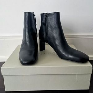 Never worn Oak + Fort fall booties